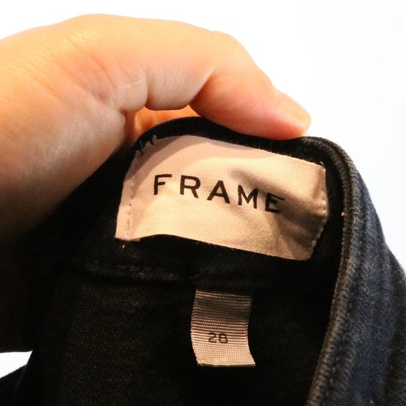 Frame Denim Women's Boot Cut Jeans - Dark Blue - Picture 4 of 9